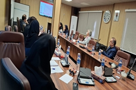 برگزاری جلسه دفاع پایان نامه  خانم یاسمن فکوری