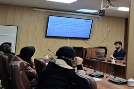 برگزاری جلسه دفاع پایان نامه  آقای امیرمحمد نوروزی