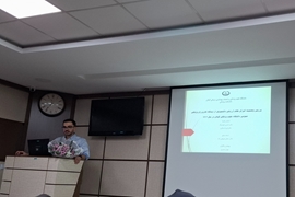 برگزاری جلسه دفاع پایان نامه آقای مهران نصیری